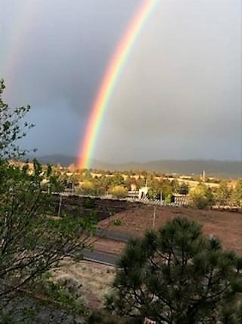 May 2021.  The rainbows are getting bigger and more vivid.  