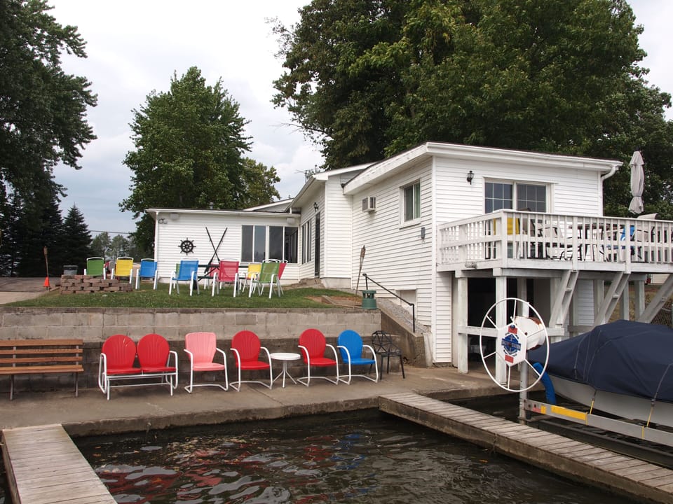 Lake Front, Rental Home is in the background!
