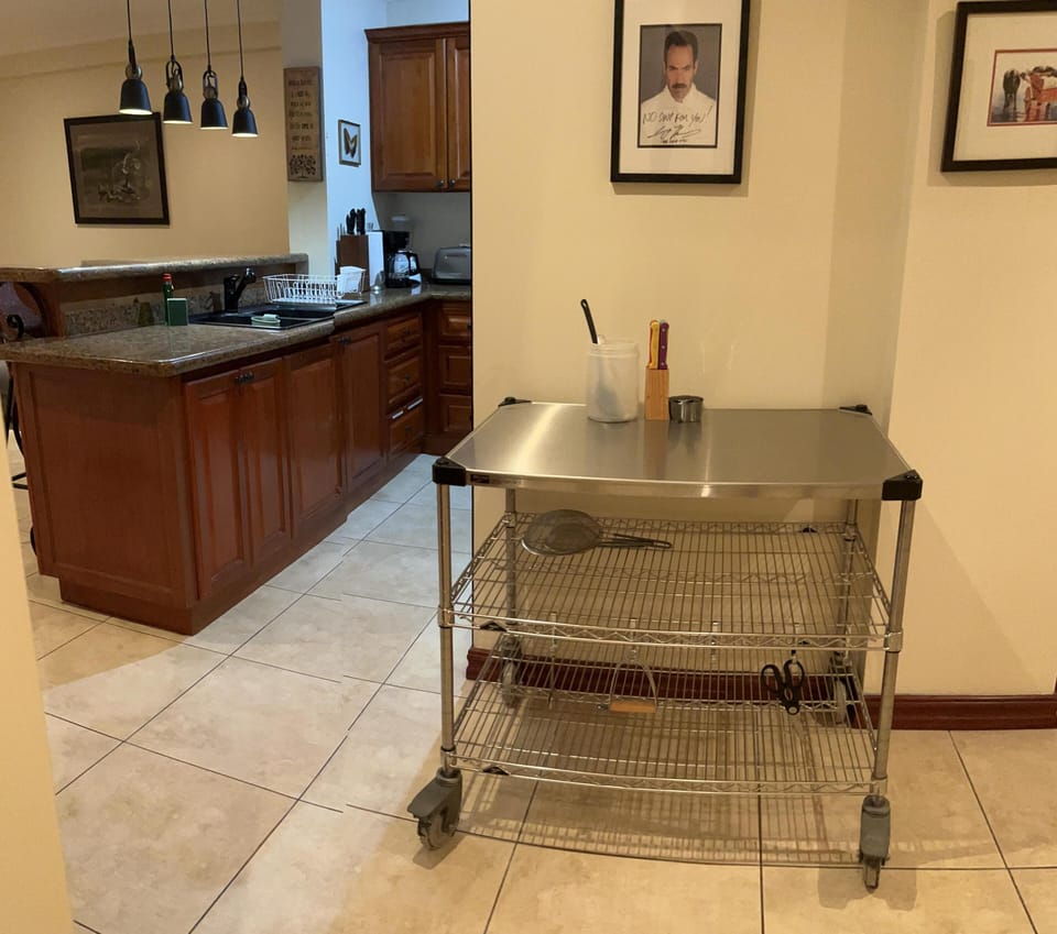 Chef's Table for extra cooking space