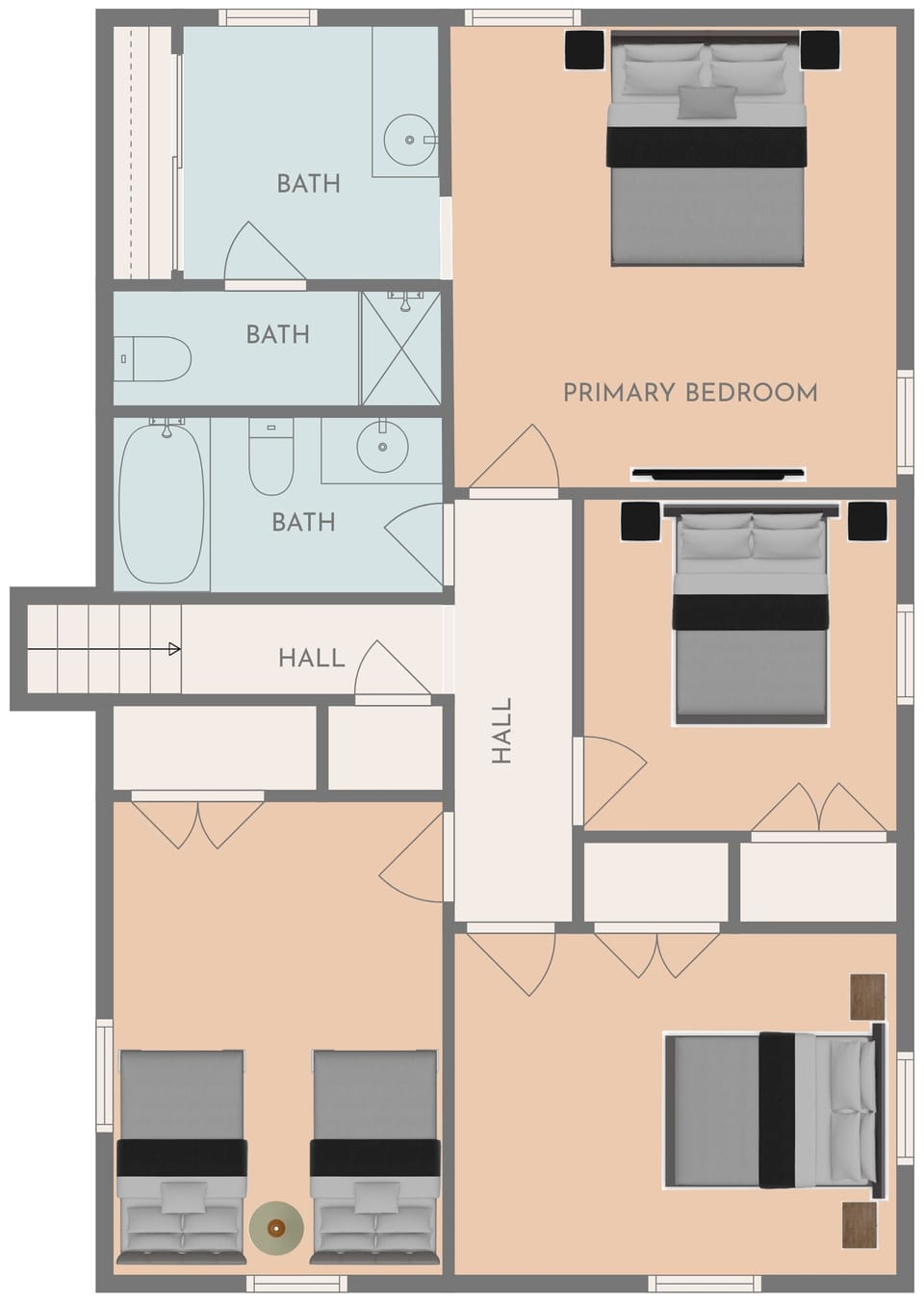Floor Plan - Upstairs