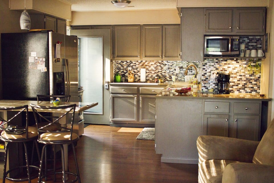 Fully equipped kitchen. 