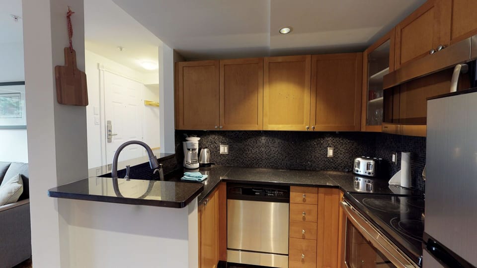 Whip up meals with ease in this open-concept, functional space.