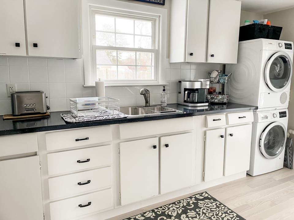 Kitchen is well stocked for most of your cooking needs!