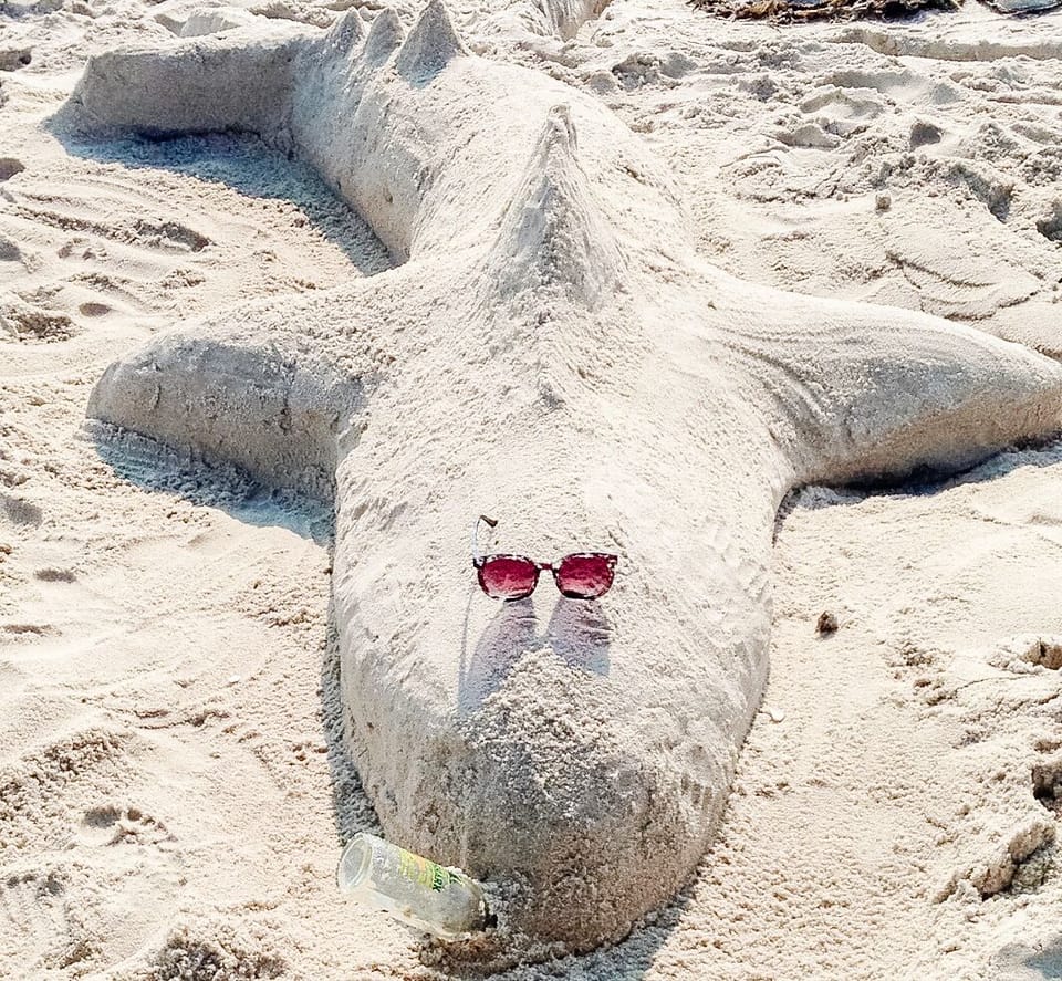 Our guests love walking the beach and checking out all the sandcastles!