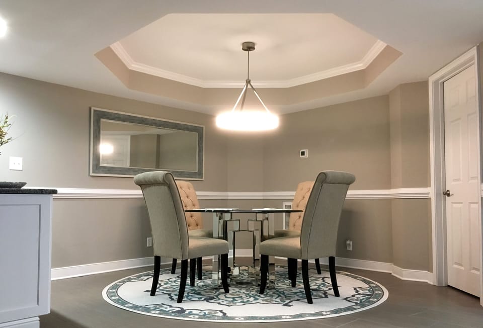 Dining Room with classic decor
