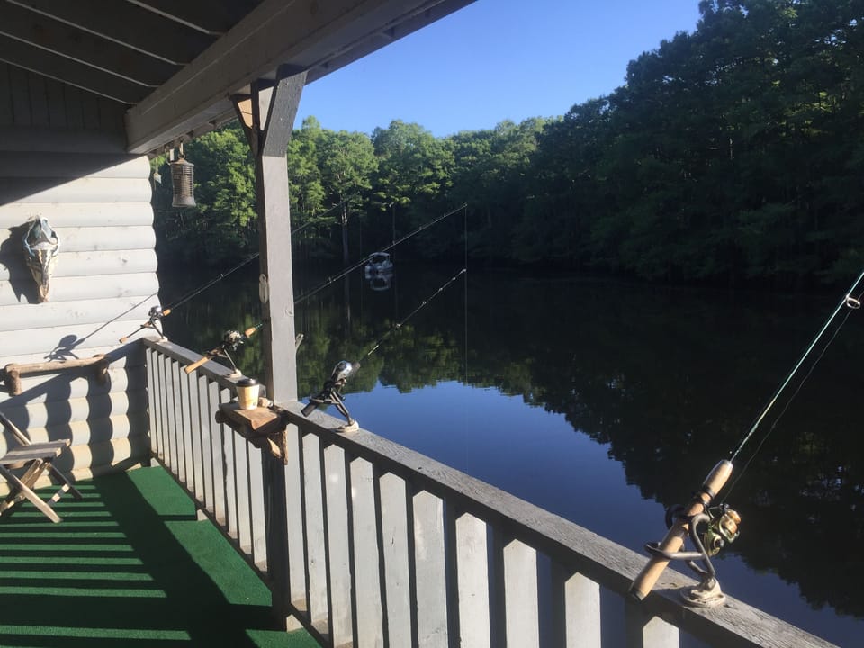 Looking Left from Back Covered Deck 
