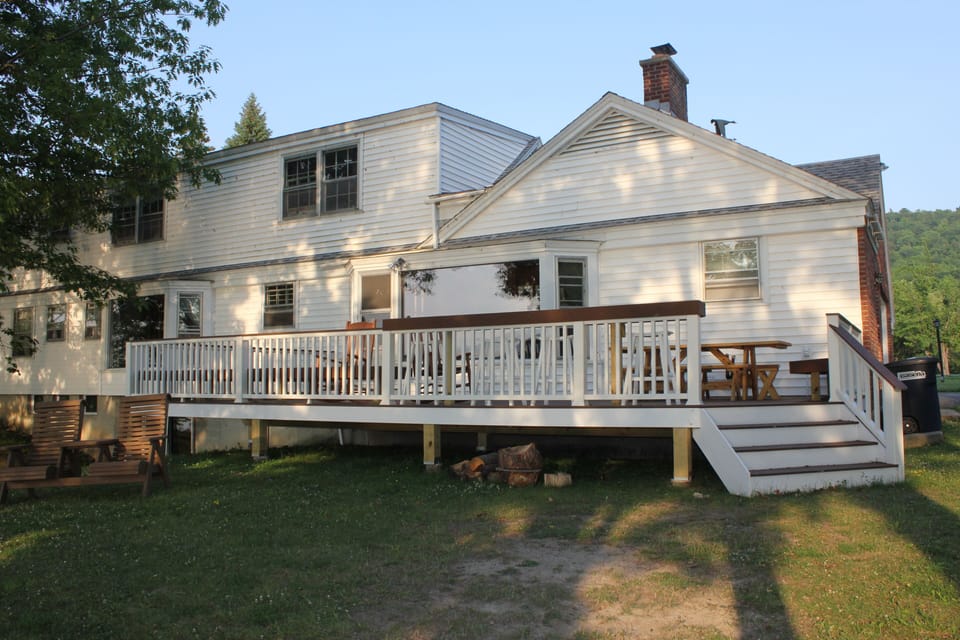 back of house on the lake