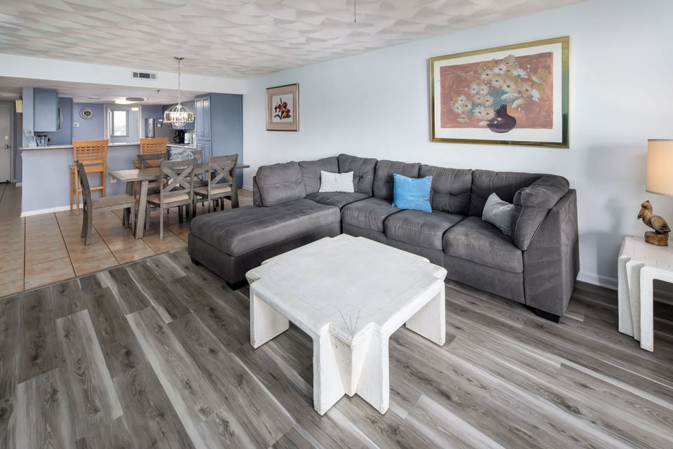 Living Room - Enjoy time together in this comfortable and spacious 2 bedroom unit.