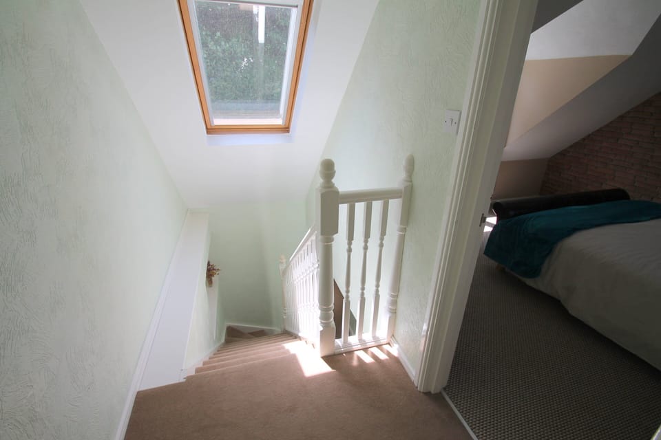 Top floor room.