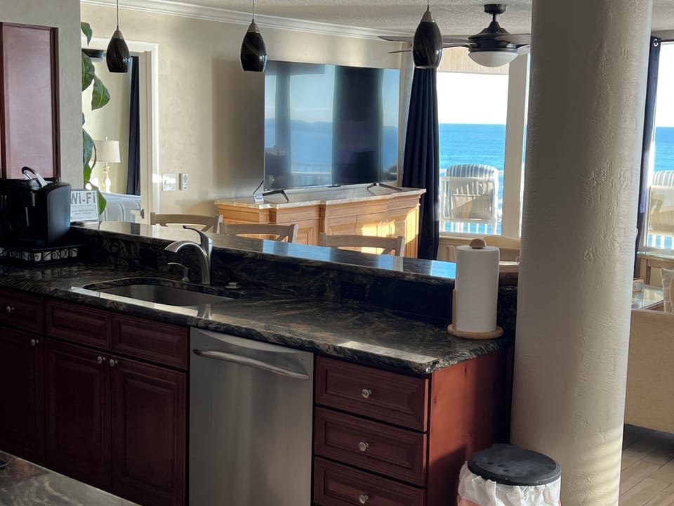Kitchen view of the Family Room