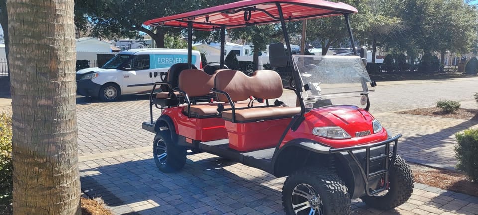 6 Seater Golf Cart Available For Rent - $35/Night + Tax