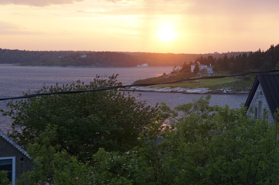 Sunset over Kennebec