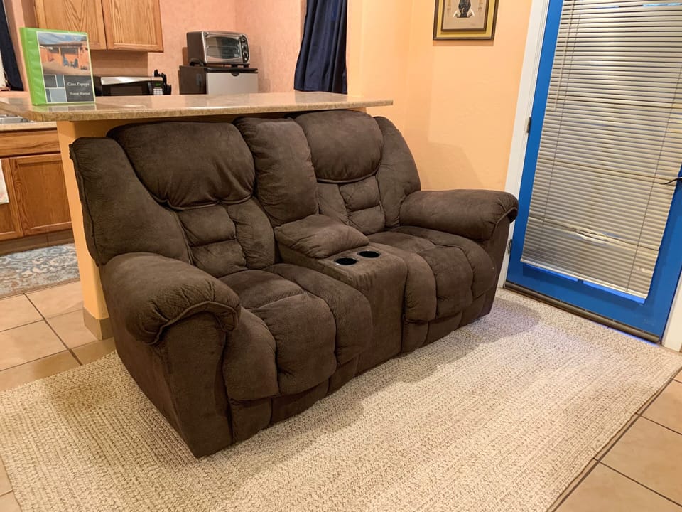 Reclining loveseat.