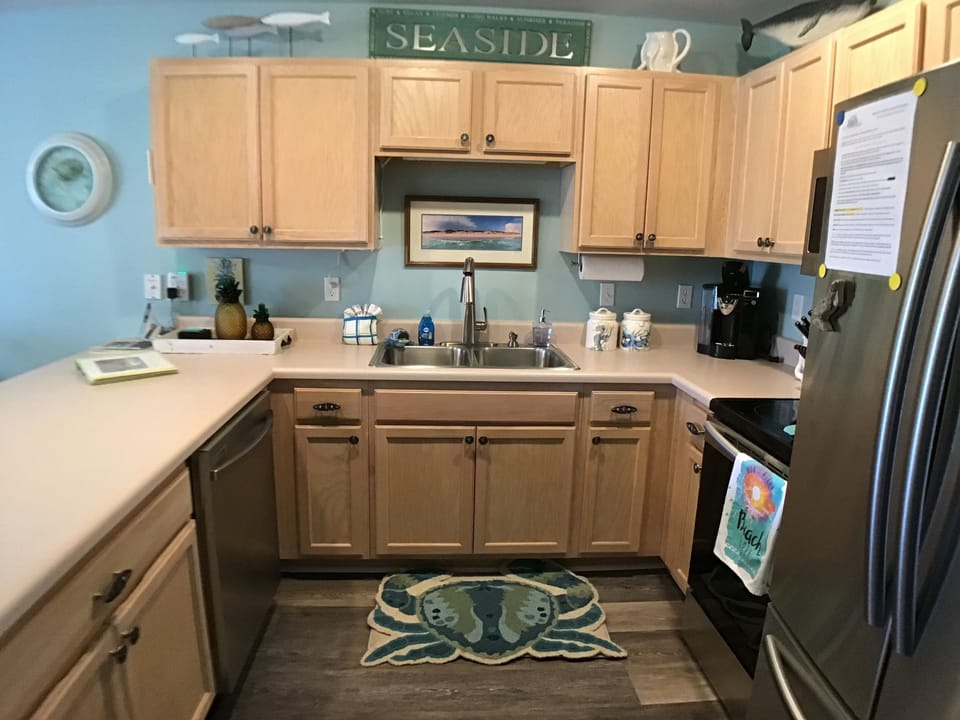 All new stainless steel appliances