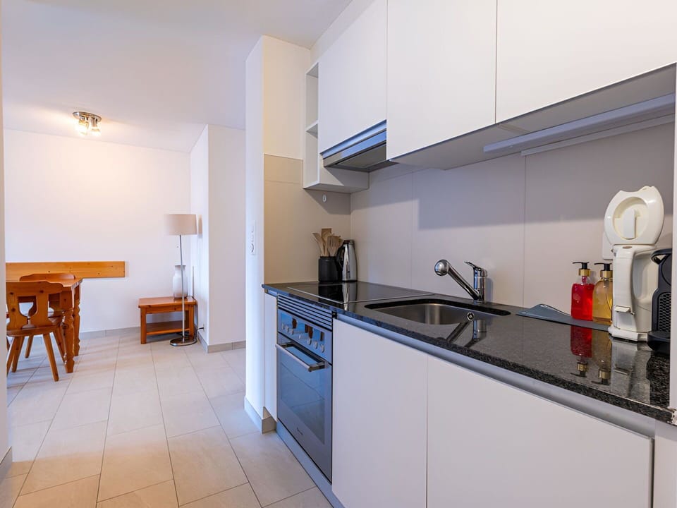 Kitchen, Countertop, Flooring, Interior Design, Floor, Wood, Kitchen Appliance, Major Appliance, Furniture, Cabinetry