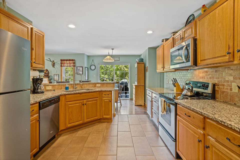 well stocked kitchen