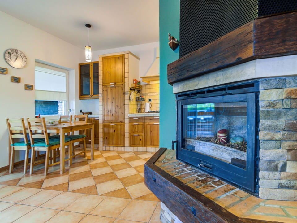 Property, Blue, Wood, Chair, Interior Design, Flooring, Floor, Table, Living Room, Kitchen