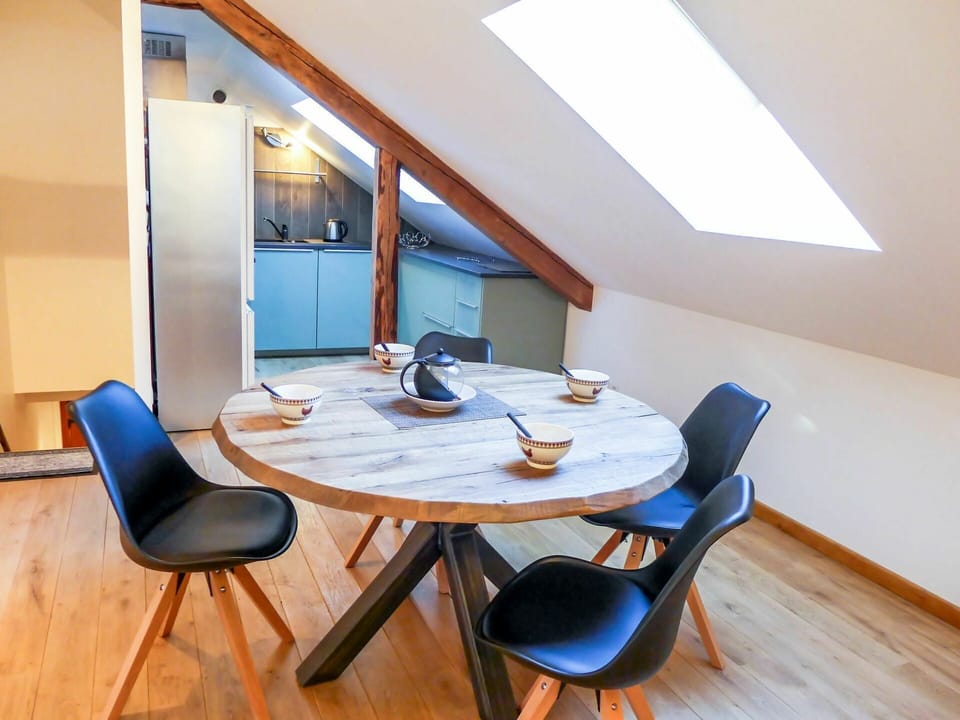 Furniture, Property, Table, Chair, Wood, Interior Design, Floor, Flooring, Wood Stain, Hardwood