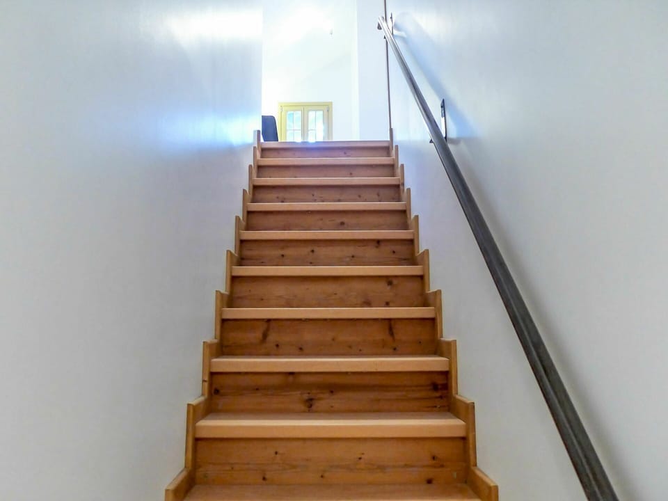 Stairs, Wood, Building, House, Floor, Flooring, Wood Stain, Paint, Varnish