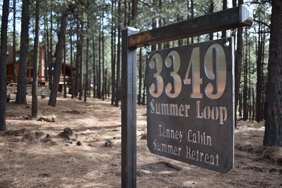 Look for the sign right after you turn left on Summer Loop