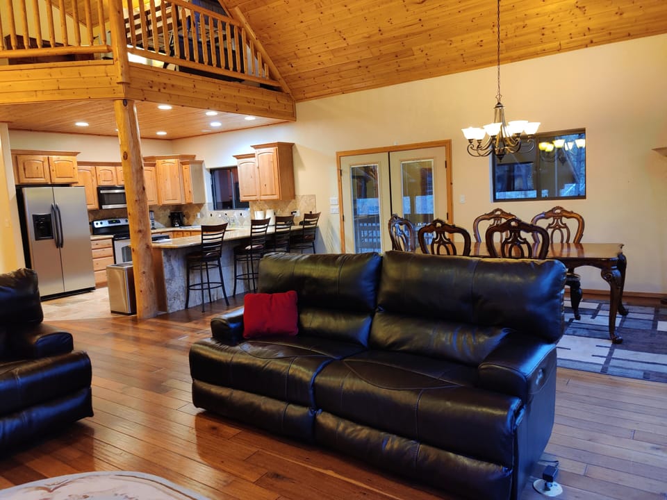 Brand new (Dec 2020) comfy reclining sofas in the Great Room