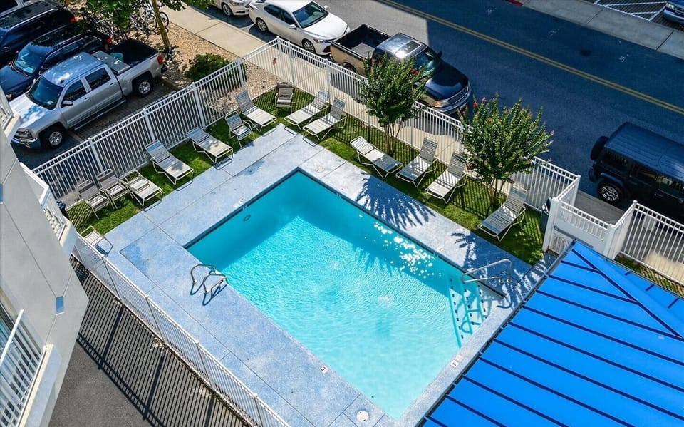Outdoor pool.