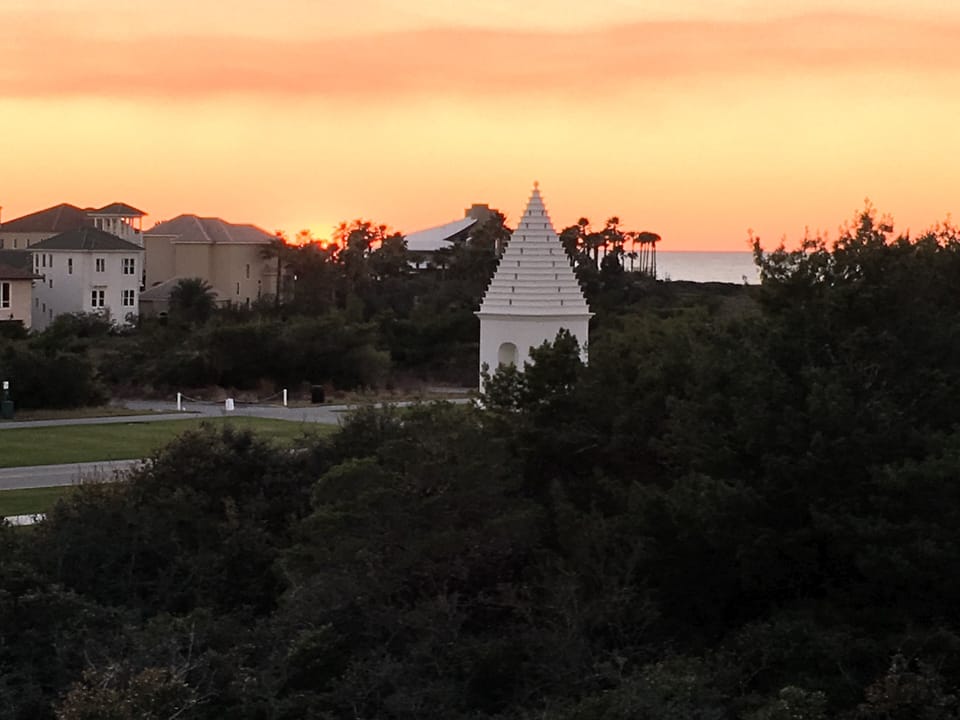 View from the balcony - the property is adjacent to Alys Beach
