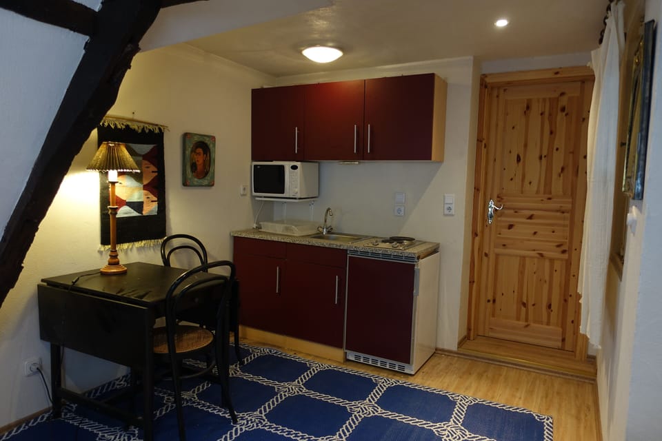 Main Studio Apartment View Towards Kitchen 