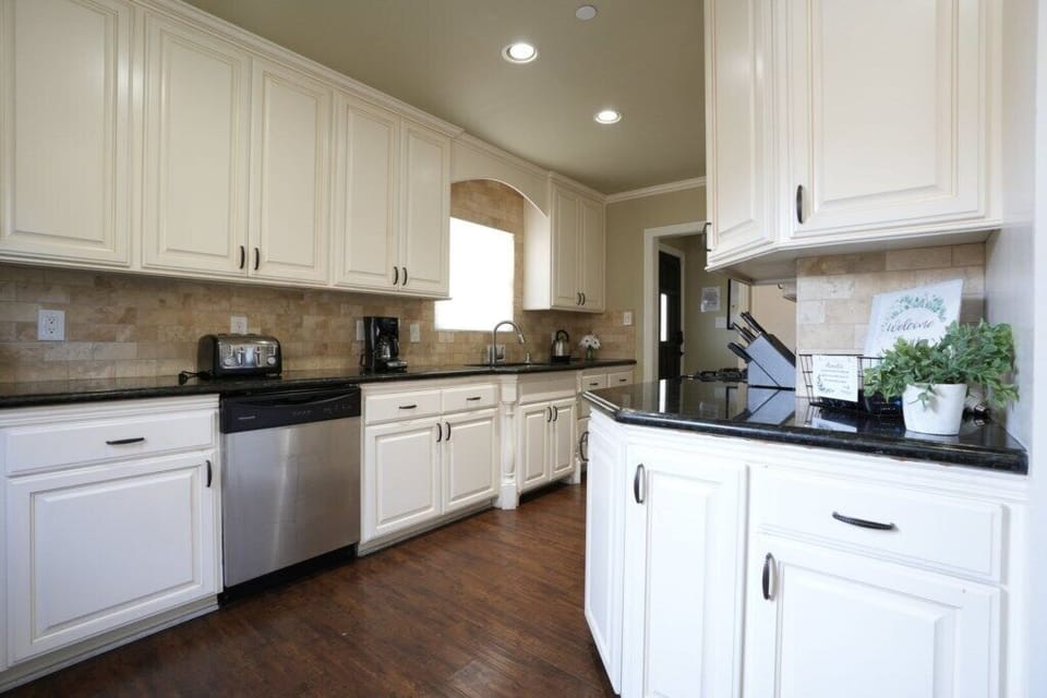 Custom Kitchen with Stainless Steel Appliances view 3