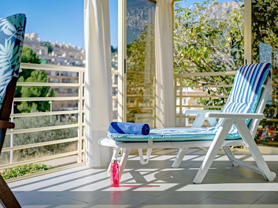 Property, Furniture, Sky, Blue, Azure, Wood, Shade, Interior Design, Outdoor Furniture, Architecture