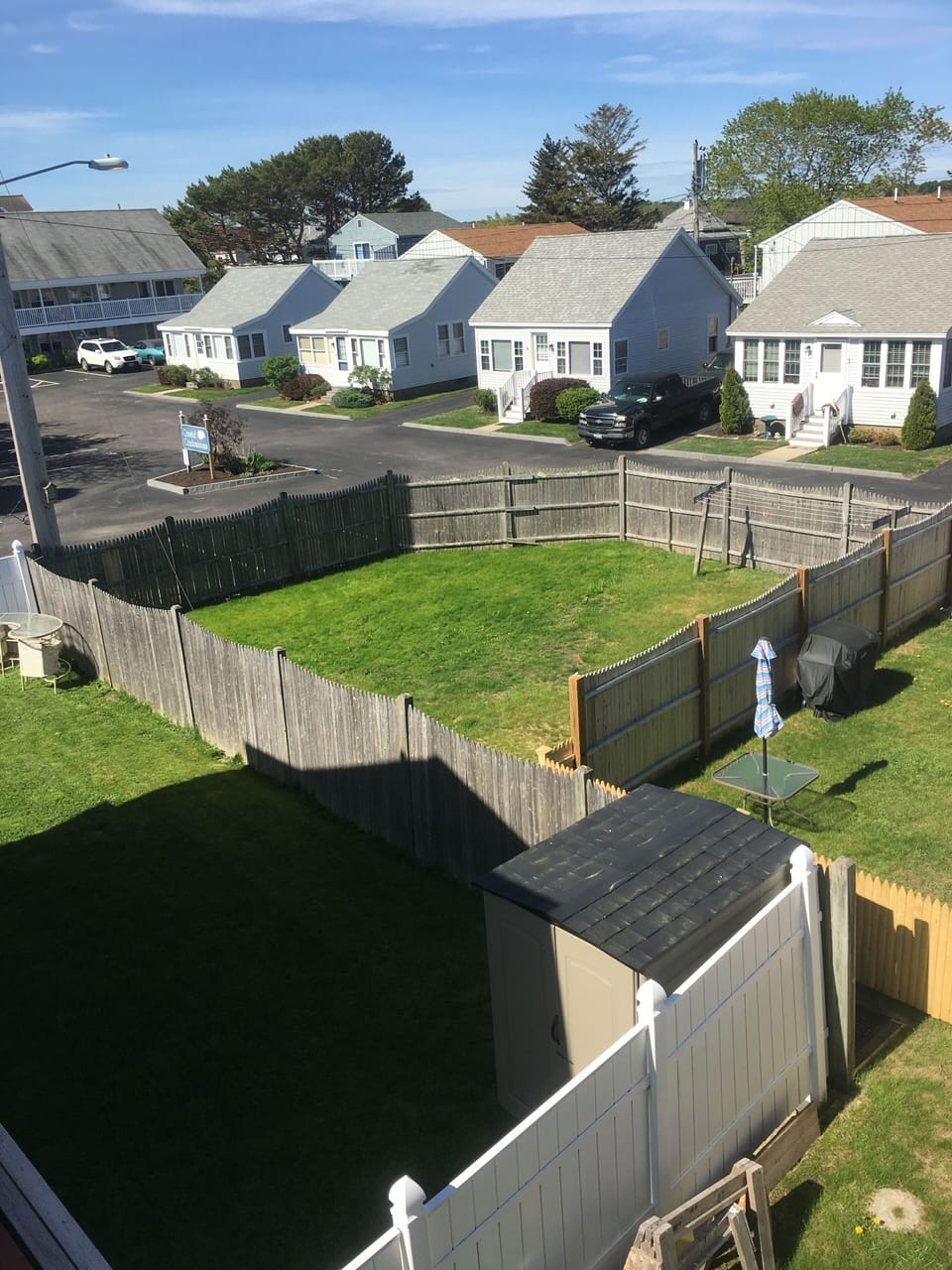 Huge 37x35 foot recreation area for kids, cookouts and relaxing
