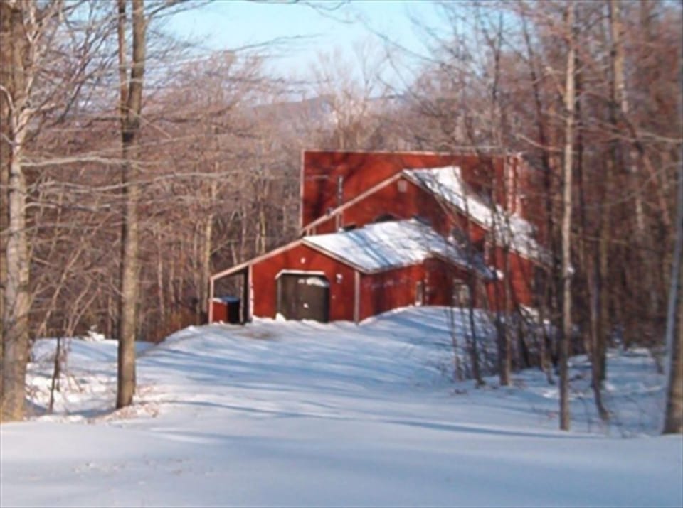 View of house from top of driveway.
