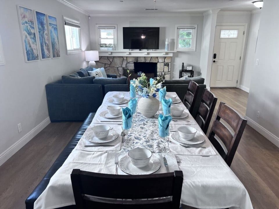 Open Concept Living and Dining Room
