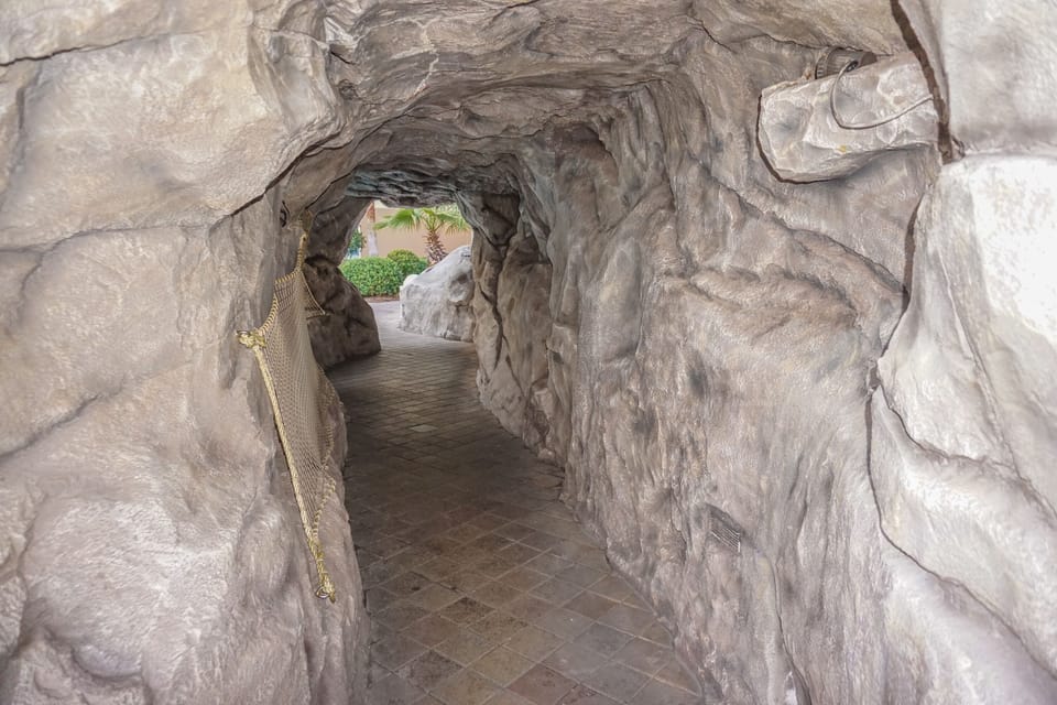 cave under the waterfall