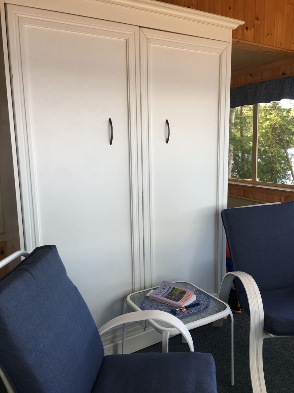 Porch with Murphy bed closed