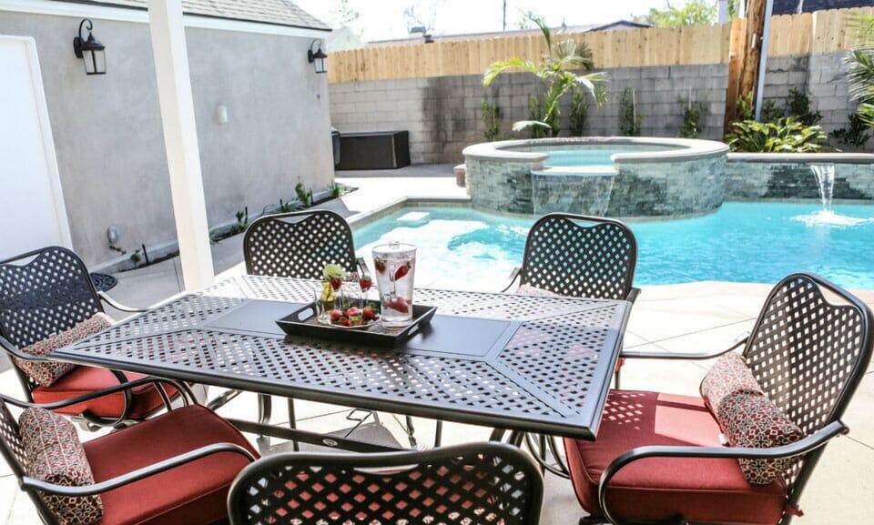 Pool & Outdoor Dining and Natural Gas BBQ Grill