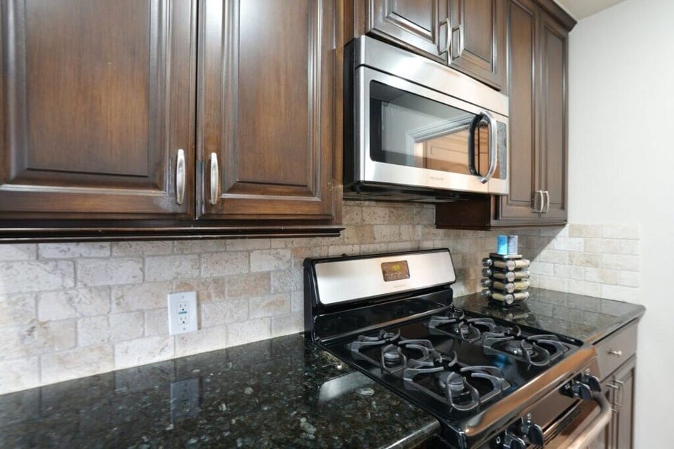 Custom Kitchen with Stainless Steel Appliances view 4