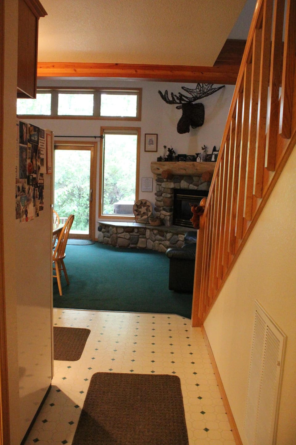 Looking down hallway from Front Door