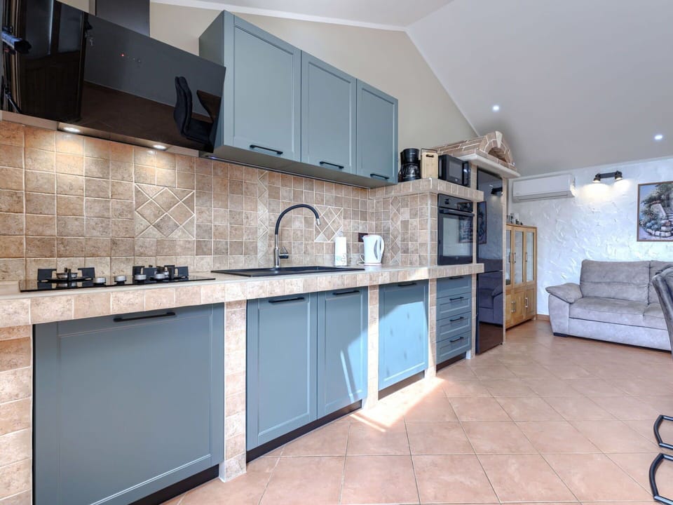 Kitchen, Countertop, Cabinetry, Interior Design, Flooring, Major Appliance, Furniture, Kitchen Appliance, Floor, Ceiling