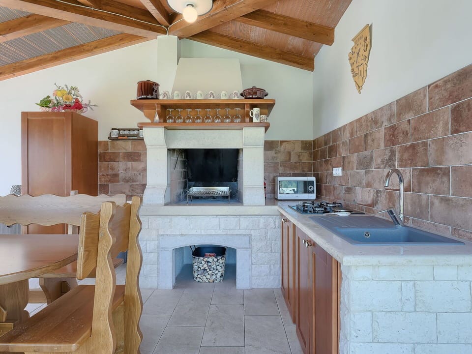 Cabinetry, Countertop, Wood, Interior Design, Floor, Flooring, Kitchen Stove, Kitchen Sink, Living Room, Hardwood