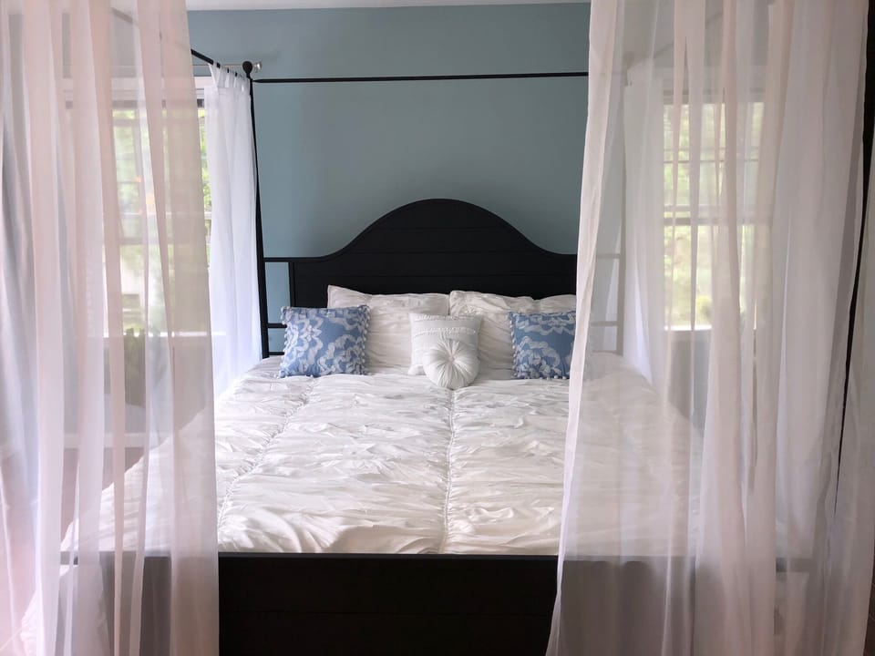 Master Bedroom Suite
King Bed with Smart TV.