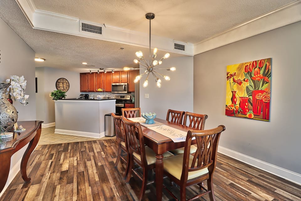 Updated Dining and Kitchen area