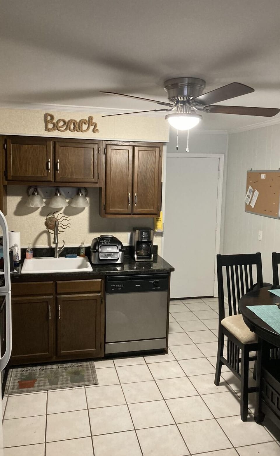 New ceiling fan added in February 2024