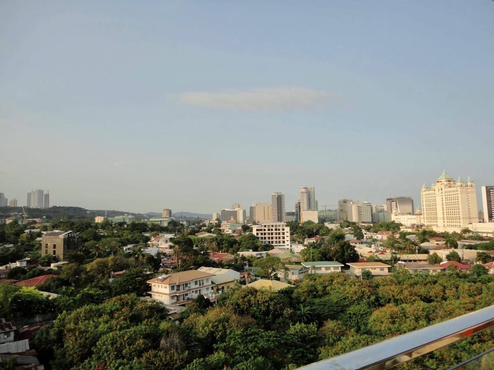 View from the apartment's private balconies.