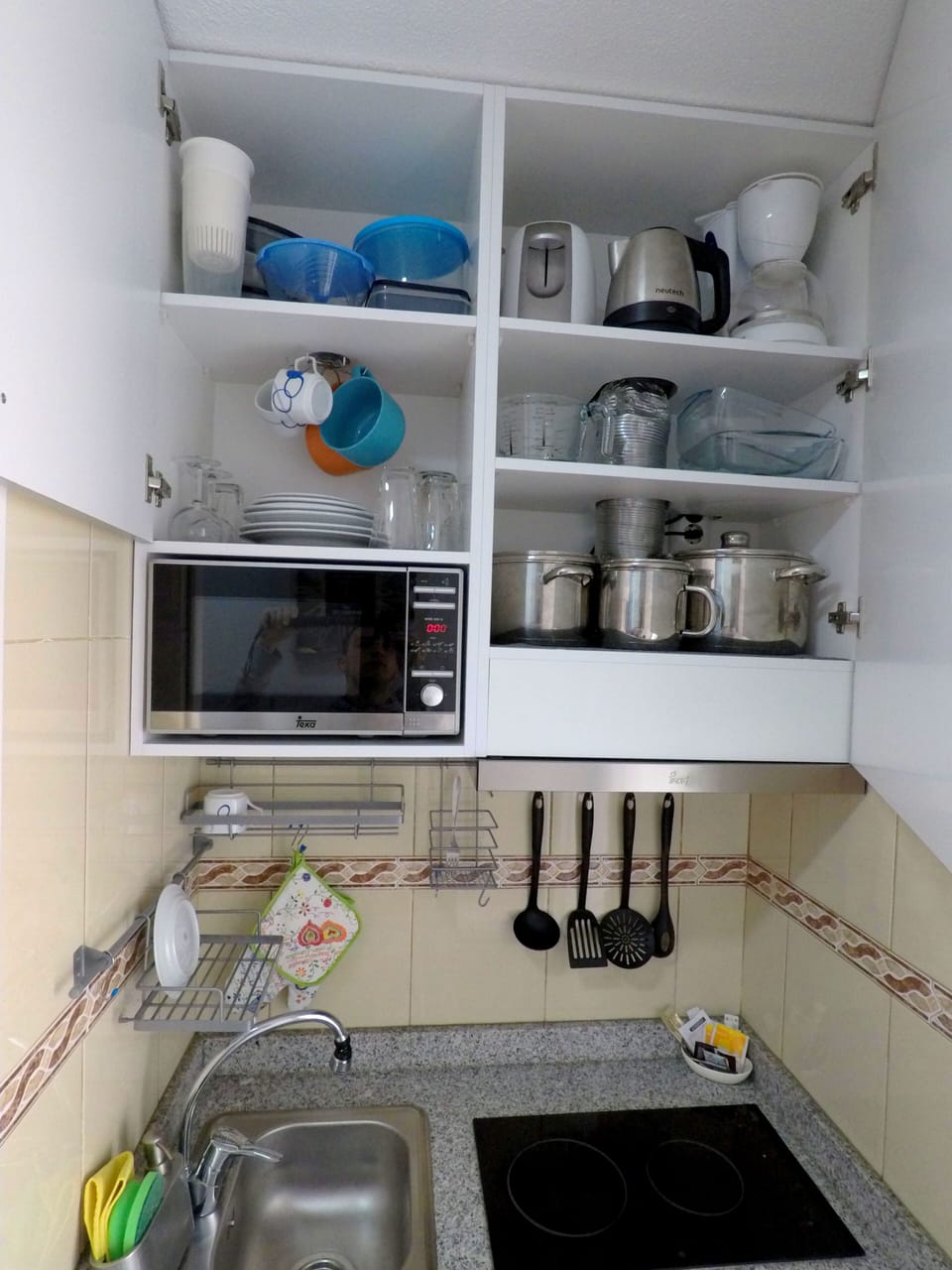 Kitchenette, totalmente equipada 