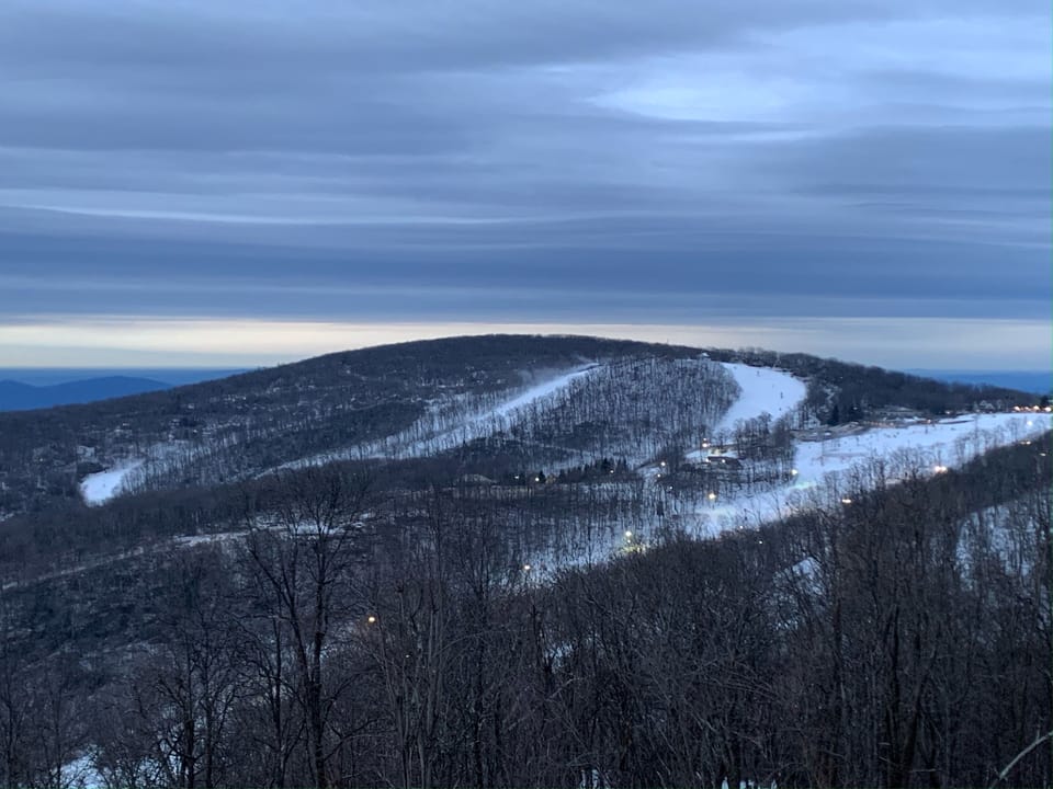 View from condo in winter
