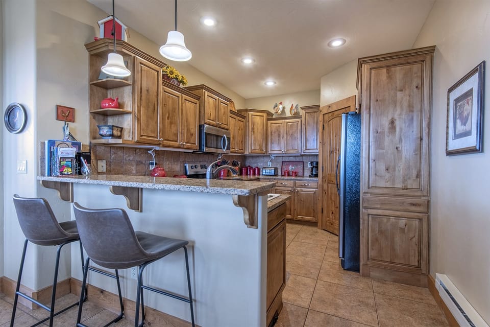 Kitchen fully equipped with everything to cook any meal including spices etc. 