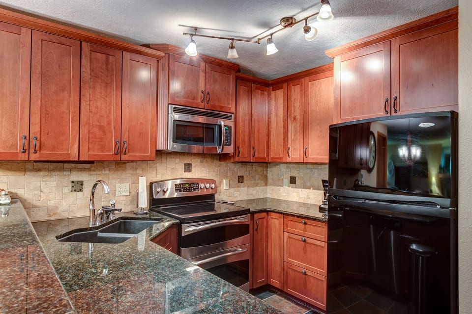 Recently updated kitchen 