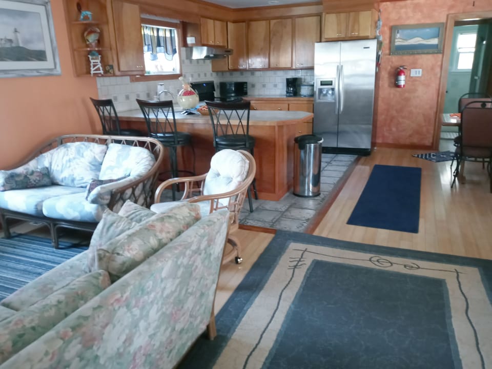 Kitchen and seating area
