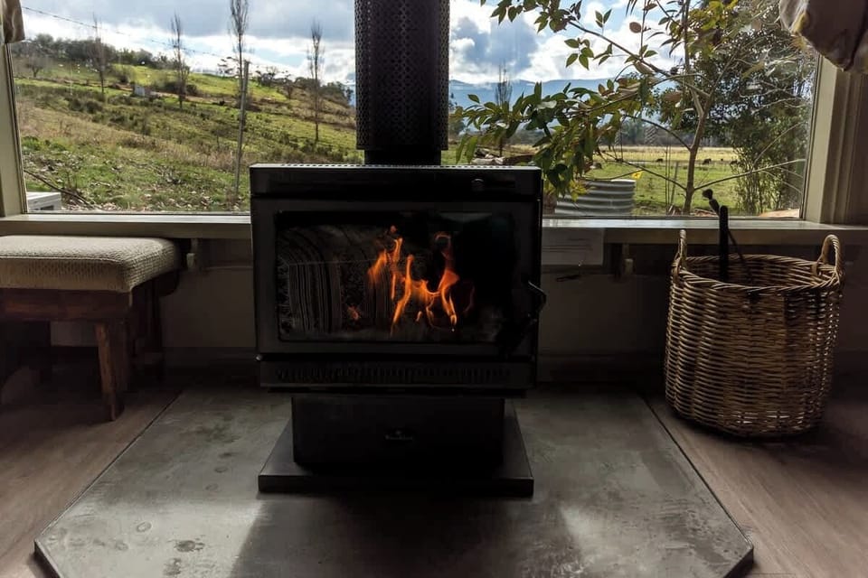 Cosy wood fire